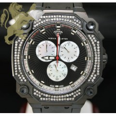 0.75ct Mens Aqua Master Genuine Diamond 