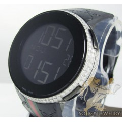 White diamond igucci digital watch 5.00ct full case