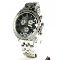 Mens Joe Rodeo Black Tyler Diamond Watch 2.00ct