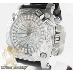 Mens Diamond Techno Master Super Xl Watch 0.20ct
