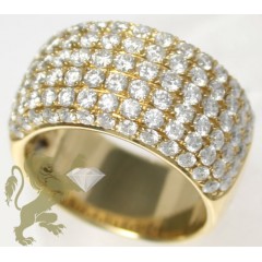 2.40ct unisex 18k solid yellow gold 