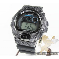 Cz black g shock watch 5.00ct