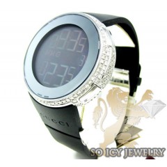 Mens diamond full case igucci digital watch 5.00ct