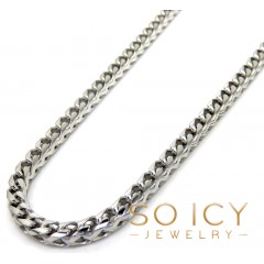 925 Sterling Silver Franco Italy Chain 18-30 Inches 3mm