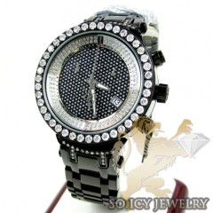 Ladiess Joe Rodeo Black Stainless Steel Master Diamond Watch 2.00ct Jjml10