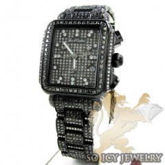 Ladies Joe Rodeo Black Stainless Steel Madison Black Diamond Watch 13.50ct Jrmd34