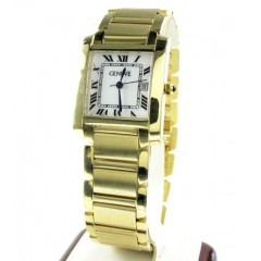 Ladies 14k Yellow Gold Geneve Automatic Watch 