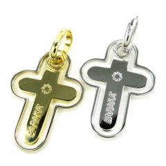Unisex Baraka 18k Gold Cross