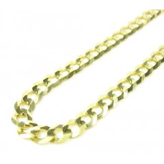 10k Yellow Gold Cuban Chain 16-26 Inch 5.75mm