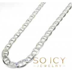 925 Sterling Silver Anchor Link Chain 22 Inch 5.50mm