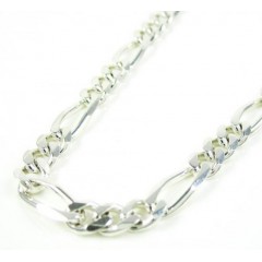 925 Sterling Silver Figaro Link Chain 30 Inch 4.10mm