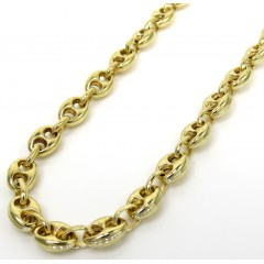 14k Yellow Gold Gucci Link Chain 20-26 Inch 5mm 