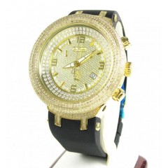 Joe Rodeo Master Yellow Iced Out Diamond Watch Jjm68 6.50ct
