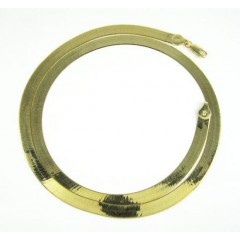 10k Yellow Gold Herringbone Chain 20-24 Inch 5mm