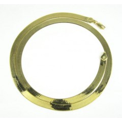 10k Yellow Gold Herringbone Chain 20-24 Inch 5mm