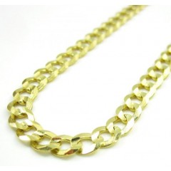 10k Yellow Gold Cuban Chain 18-30 Inch 4.5mm