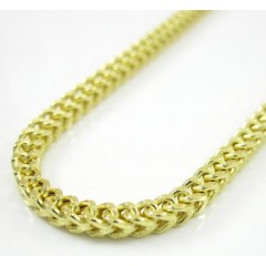 10k Yellow Gold Franco Box Chain 18-30 Inch 2.2mm