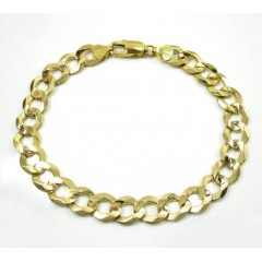10k Yellow Gold Cuban Bracelet 8.50