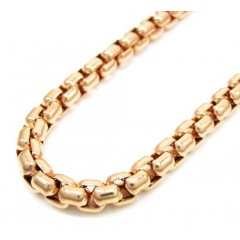 14k Rose Gold Box Link Chain 18-30 Inch 5mm