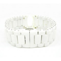 Multi Link White Ceramic Kc Watch Band