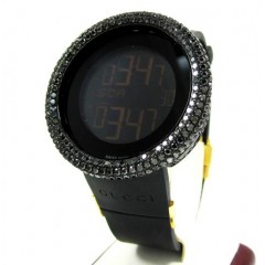 Mens Diamond Igucci Digital Full Case Big Bezel Grammy Edition Watch 11.00ct