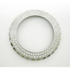 Ladies Custom Made Chanel J12 White Stainless Steel Diamond Bezel 1.10ct
