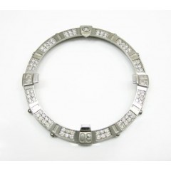 Mens Original Breitling White Stainless Steel Diamond Bezel 1.61ct