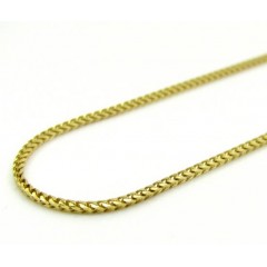 10 kt Yellow Gold Length 16 in Leslie's 10K 1.6 mm Diamond-Cut Open Franco Chain