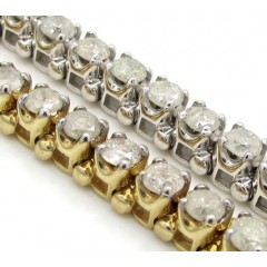 Ladies 14k Yellow Or White Gold Tennis Bracelet 7 Inch 5mm 2.35ct