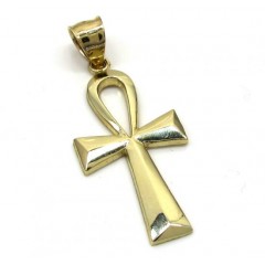 10k Yellow Gold Ankh Medium Cross