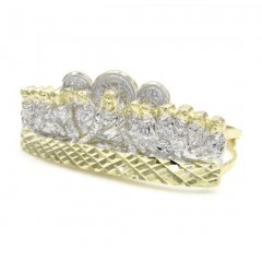 10k Yellow Gold Last Supper Two Finger Ring
