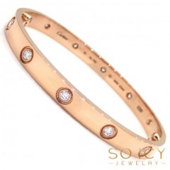 18k Pink Gold Cartier Love Bracelet 17cm 