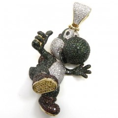 Yoshi 10k Yellow Gold Diamond Pendant 8.00ct