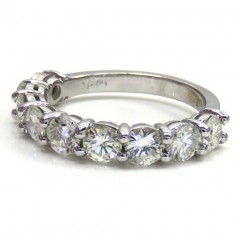 14k White Gold 22 Pointer Half Vs Diamond Eternity Band 2.00ct