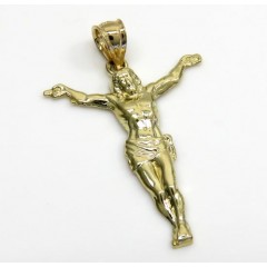 10k Yellow Gold Small Hanging Jesus Charm