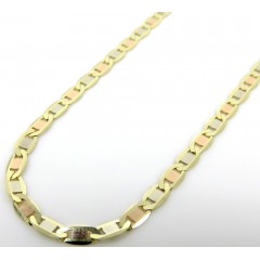 10k Yellow Gold Solid Tight Mariner Link Chain 16-24 Inch 1.8mm