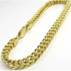 10k Yellow Gold Franco Bracelet 8.50 Inch 4.80mm