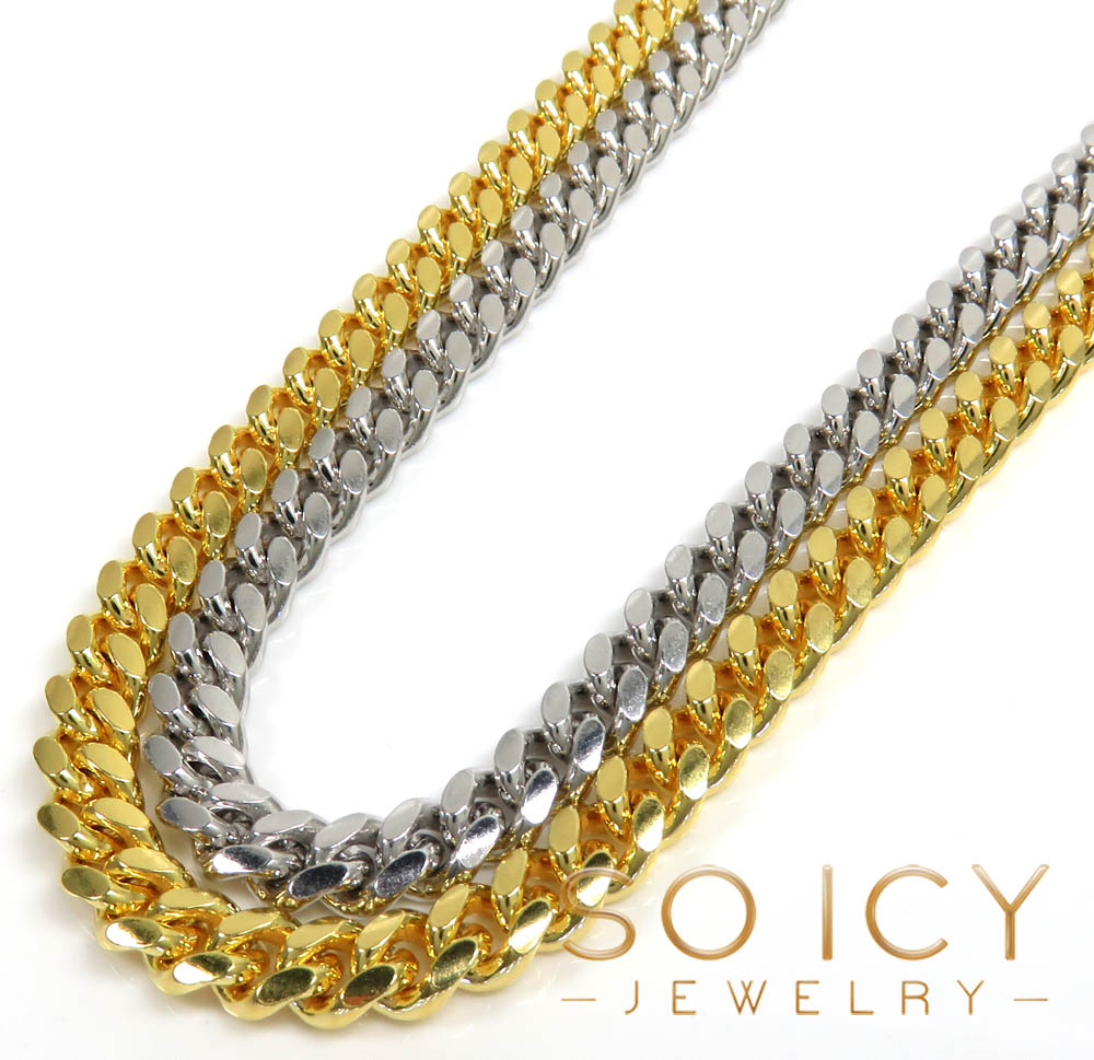 925 sterling silver miami link chain 18-30 inches 6mm