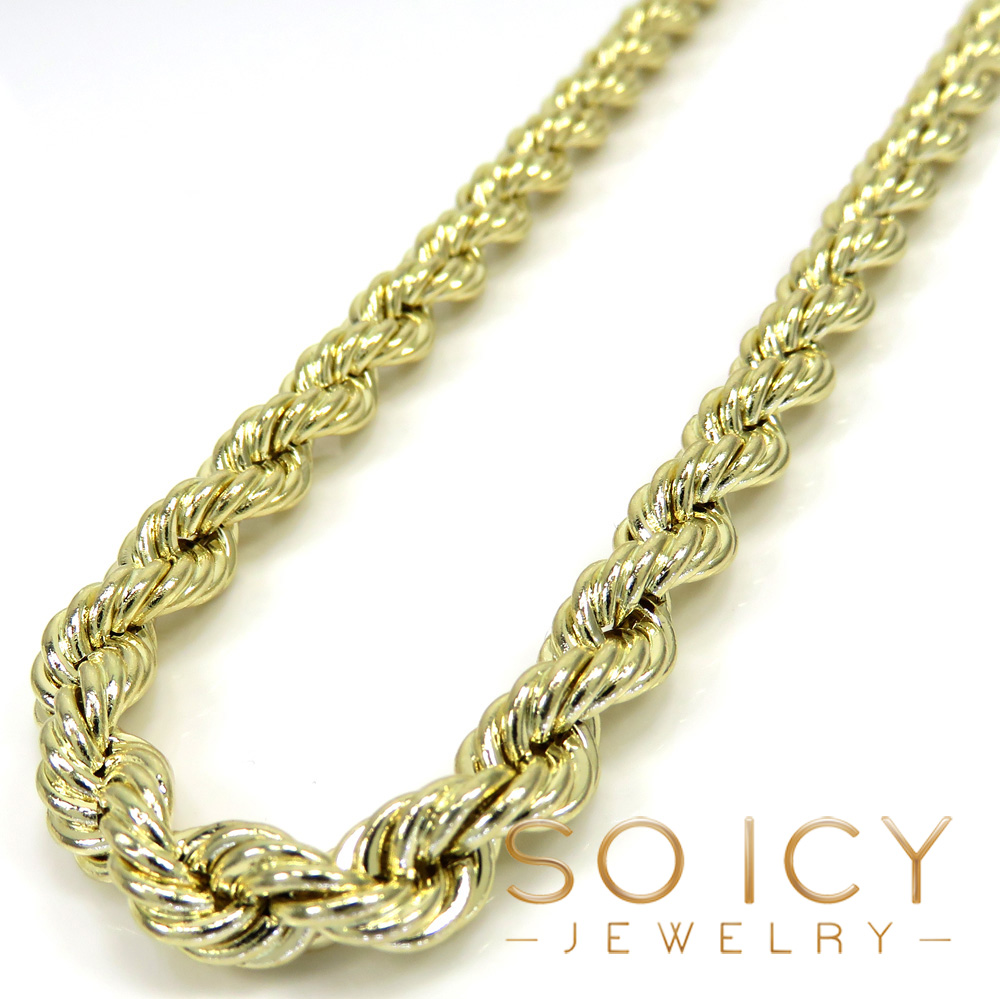 14k gold rope chain 24 inch deals