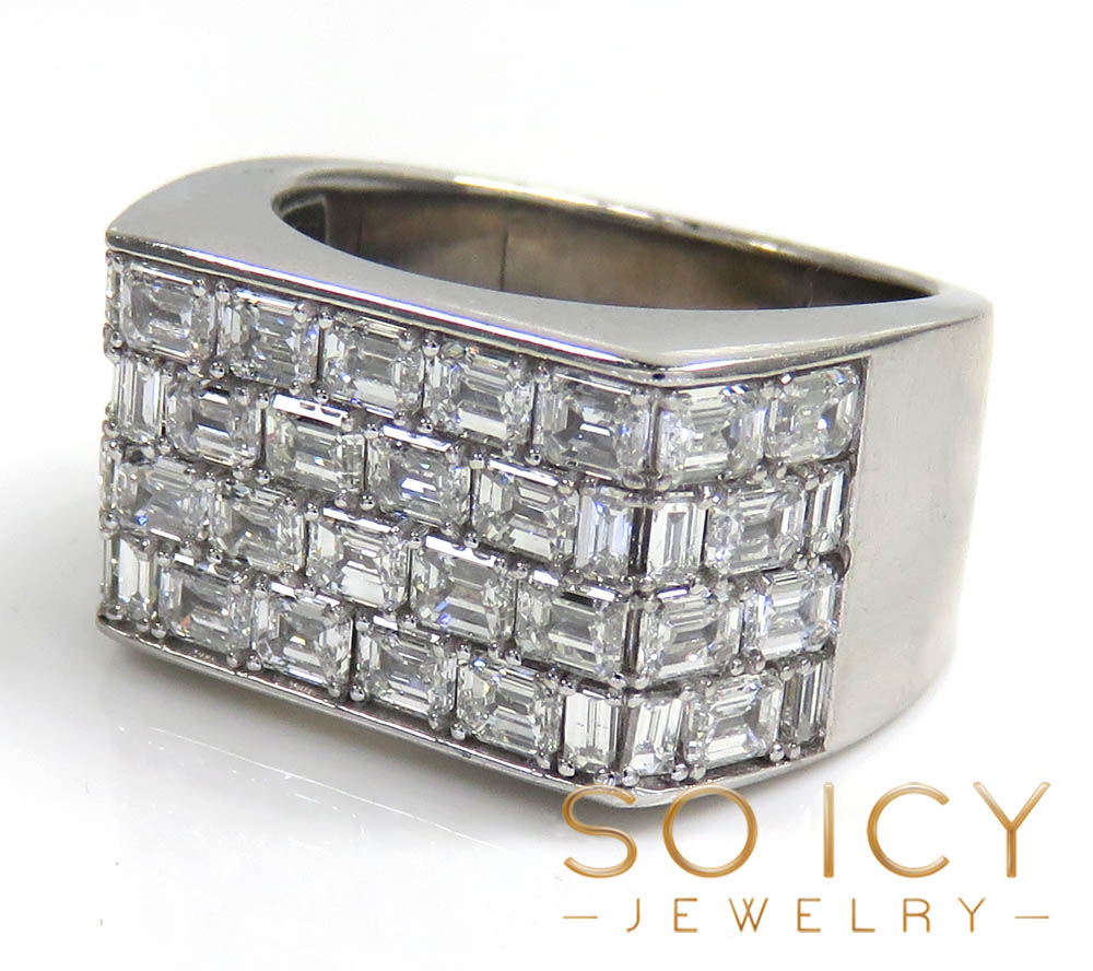 14k gold vs emerald diamond ring 2.50ct