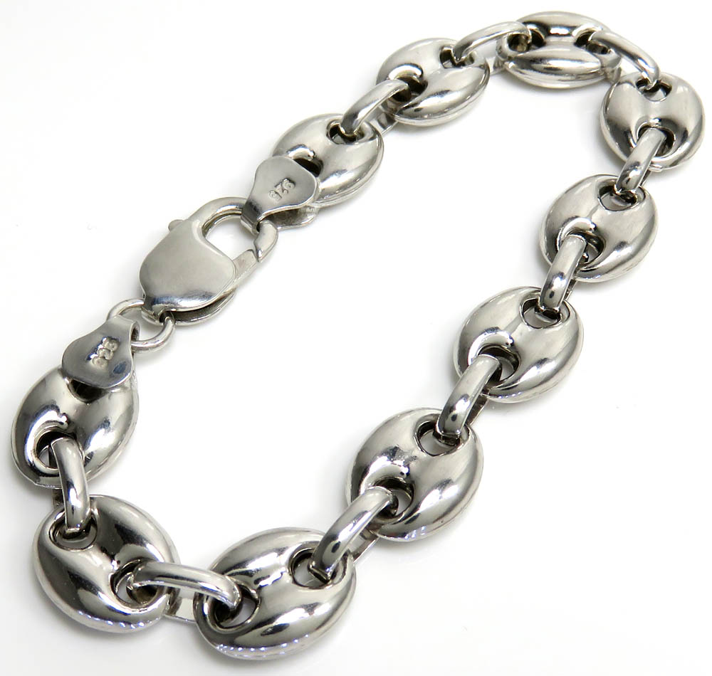 925 silver gucci mariner puff bracelet 8