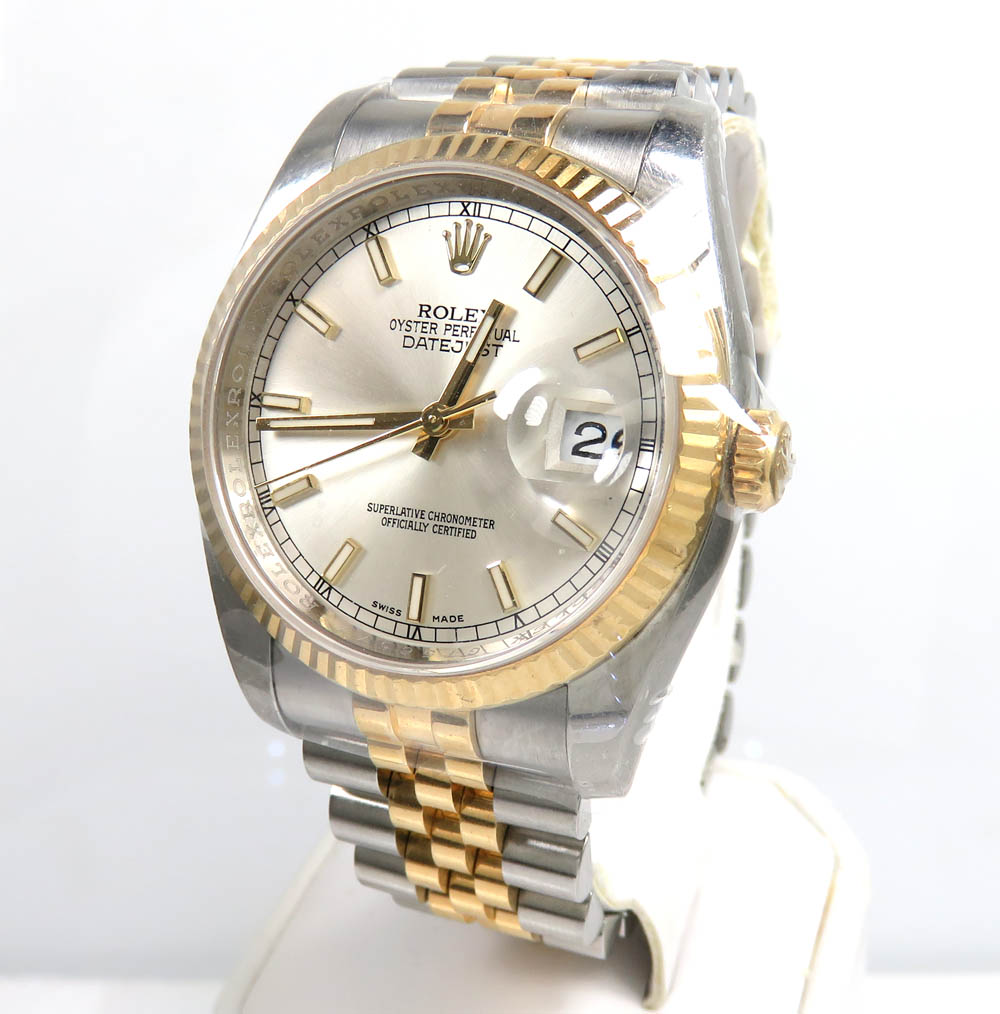 Rolex datejust 36mm champagne dial ref. 116233