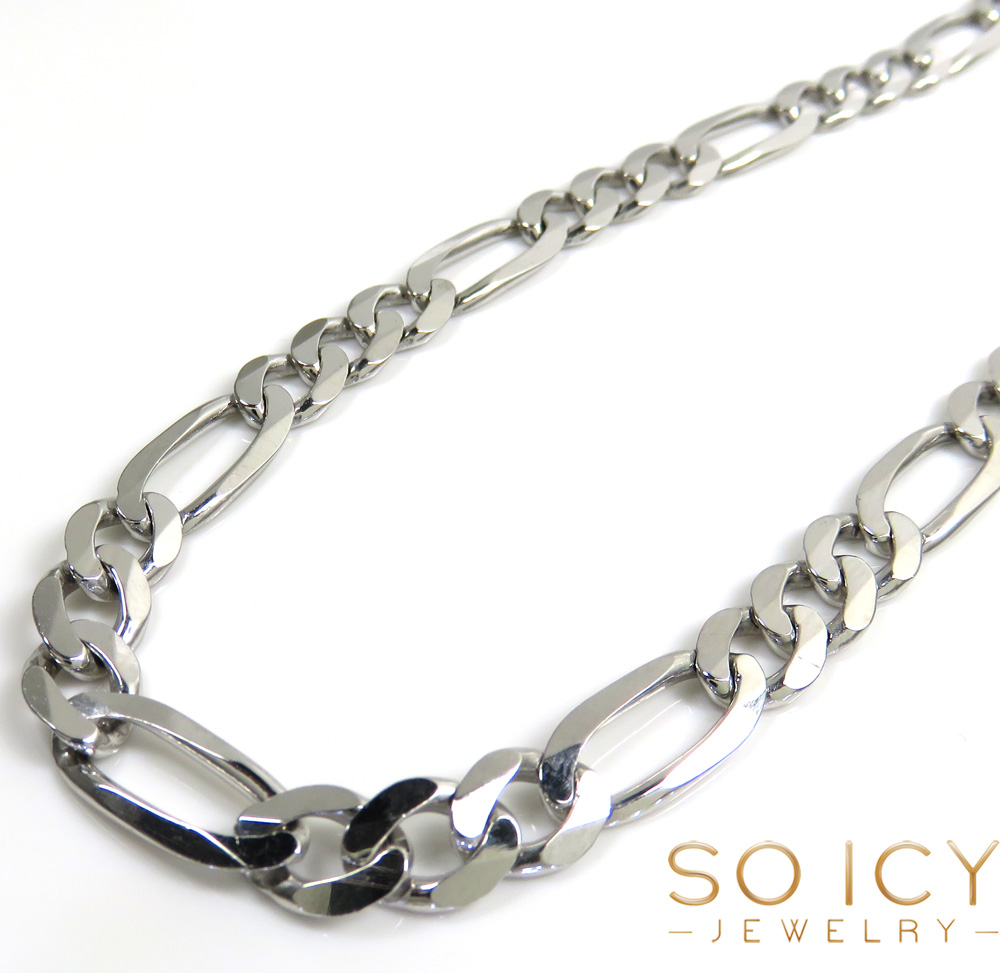 925 sterling silver figaro link chain 20-26