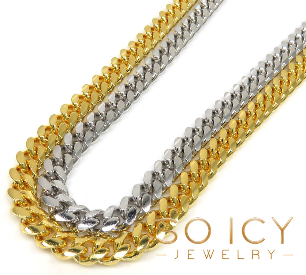 925 sterling silver miami link chain 18-30 inch 7mm