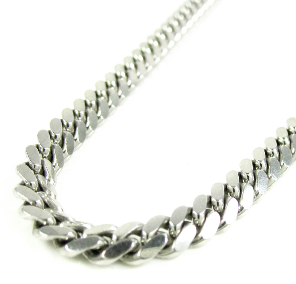 925 sterling silver miami link chain 20-26 inches 5mm