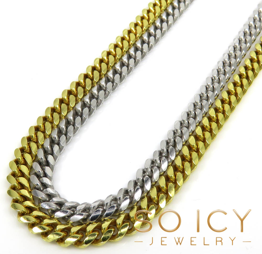 925 sterling silver miami link chain 18-26 inches 4mm