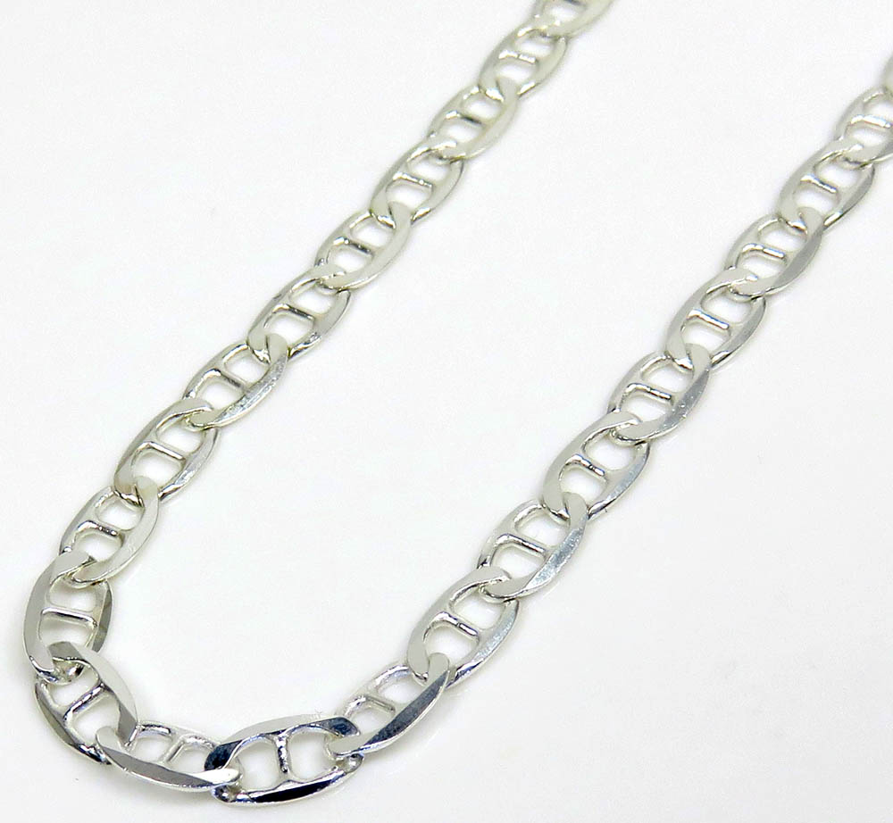 925 sterling silver anchor link chain 18-26 inch 3.30mm