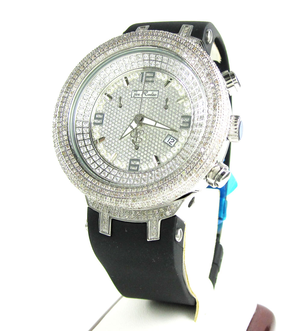 Joe rodeo master white iced out diamond watch jjm68 6.50ct