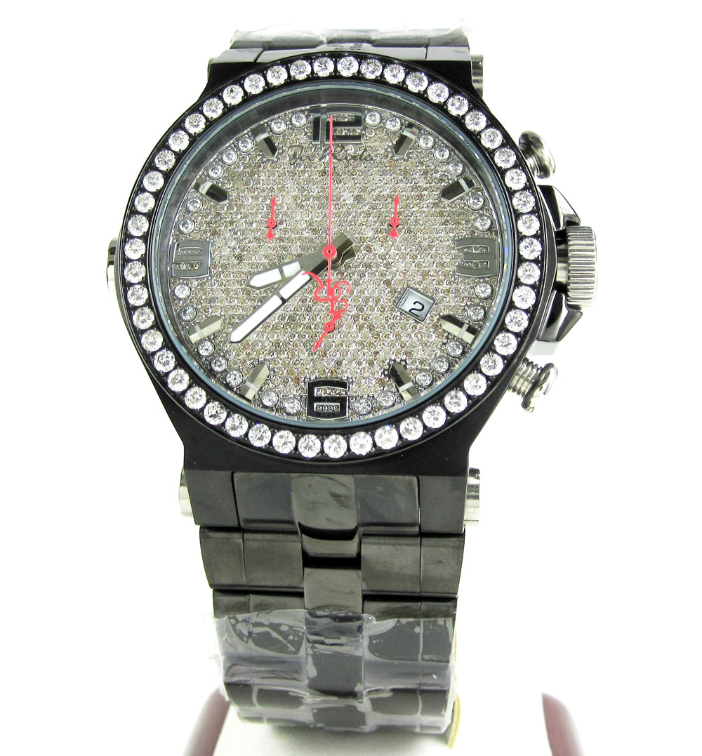 Joe rodeo phantom iced out diamond watch jjm67 8.75ct