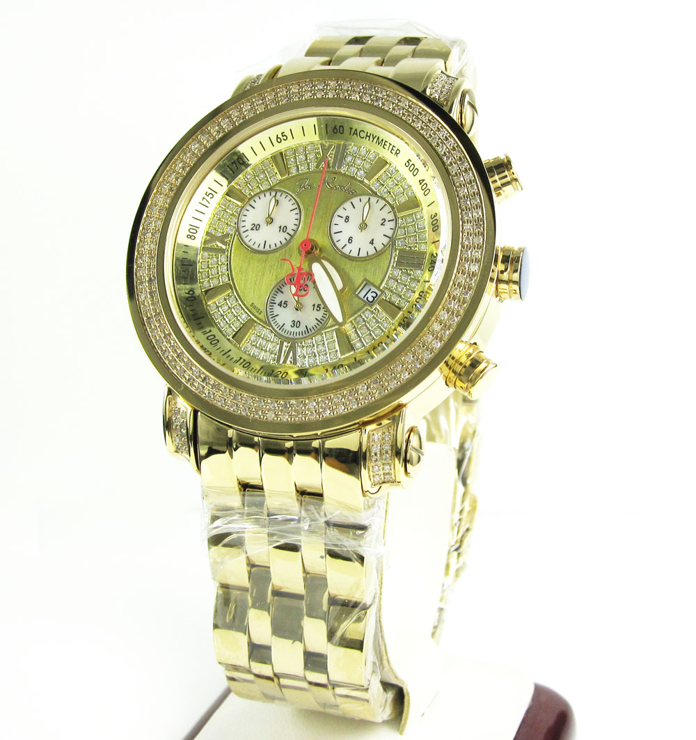 Joe rodeo tyler diamond yellow watch jty1 2.00ct